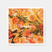 Benutzerdefinierte Mod Mitte des Jahrhunderts Oran Serviette (Vorderseite)