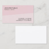 Benutzerdefinierte moderne, einfache, elegante Ber Visitenkarte (Vorne/Hinten)