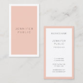 Benutzerdefinierte moderne, einfache, elegante Min Visitenkarte (Vorne/Hinten)