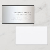 Benutzerdefinierte moderne, elegante, einfache Ber Visitenkarte (Vorne/Hinten)