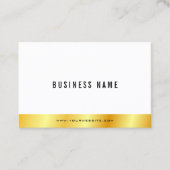 Benutzerdefinierte moderne elegante Gold-Look einf Visitenkarte (Vorderseite)