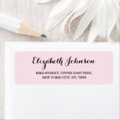 Benutzerdefinierte moderne elegante rosa Rücksende (Insitu)