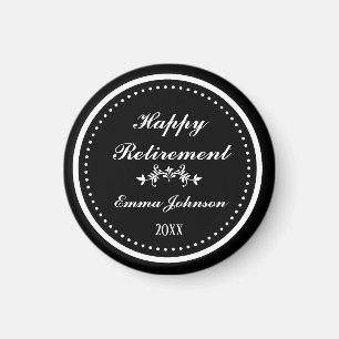 Benutzerdefinierte moderne elegante schwarze und w magnet
