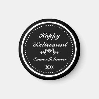Benutzerdefinierte moderne elegante schwarze und w magnet