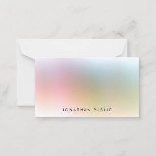 Benutzerdefinierte moderne, farbenfrohe Vorlage El