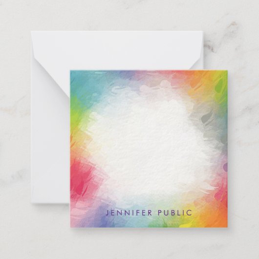 Benutzerdefinierte, moderne, farbige Vorlage für d (Vorderseite)