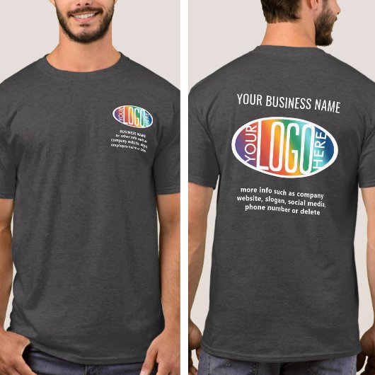 Benutzerdefinierte, moderne Firmenlogos auf der Vo T-Shirt