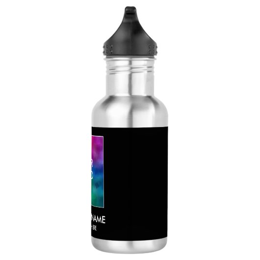 Benutzerdefinierte moderne Firmenlogos Einfache Vo Edelstahlflasche (Rechts)