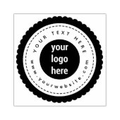 Benutzerdefinierte moderne Firmenlogos und Texte Gummistempel (Prägung)