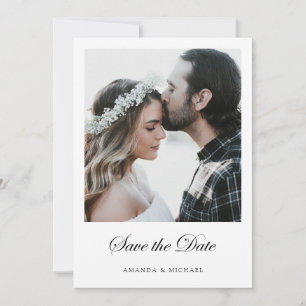 Benutzerdefinierte moderne Foto-Vorlage Save the D Date