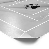 Benutzerdefinierte moderne Haustiere Details Portr Fotodruck (Ecke)