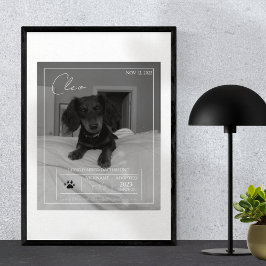 Benutzerdefinierte moderne Haustiere Details Portr Fotodruck