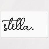 Benutzerdefinierte Moderne Hinzufügen eines Typo-L Etiketten (Design 1)