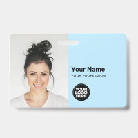 Benutzerdefinierte moderne ID-Karte einfache QR gr
