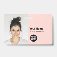 Benutzerdefinierte moderne ID-Karte einfache QR gr
