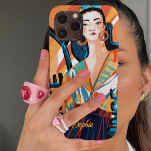 Benutzerdefinierte moderne Ladys Sie leben einmal  iPhone 16 Pro Hülle