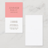 Benutzerdefinierte moderne, Minimalistisch-trendy Visitenkarte (Vorne/Hinten)