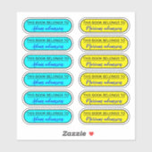 Benutzerdefinierte moderne Namensaufkleber (dieses Aufkleber (Blatt)