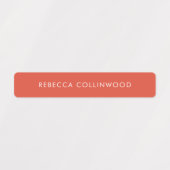 Benutzerdefinierte moderne Namensschilder farbenfr Etiketten (Design 1)