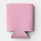 Benutzerdefinierte moderne pink-orange monogrammie dosenkühler (Rückseite)
