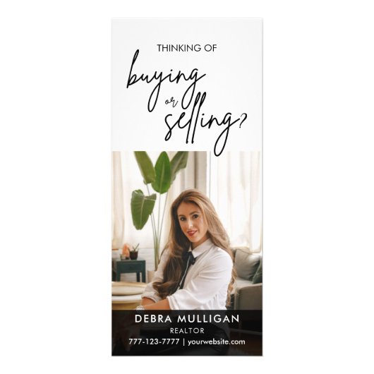 Benutzerdefinierte, moderne Real-Anwesen-Rackkarte Werbekarte (Vorne)