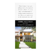 Benutzerdefinierte, moderne Real-Anwesen-Rackkarte Werbekarte (Hinten)