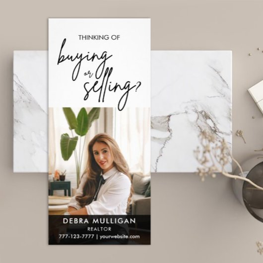 Benutzerdefinierte, moderne Real-Anwesen-Rackkarte Werbekarte