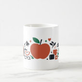 Benutzerdefinierte moderne skandinavisch-chice App Kaffeetasse (Mittel)