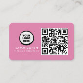 Benutzerdefinierte moderne Visitenkarte mit Logo & (Vorderseite)