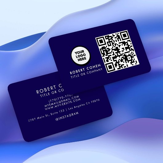 Benutzerdefinierte moderne Visitenkarte mit Logo &