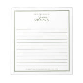 Benutzerdefinierte Moderne von der Schreibtisch mi Notizblock (Vorderseite)