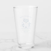 Benutzerdefinierte moderne Wochenend-Junggesellinn Glas (Rückseite)