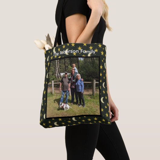 Benutzerdefinierte Mond- und Sternbilder Tasche (Von Nahem)