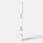 Benutzerdefinierte Monogram Name Blätter Lila Berr Case-Mate iPhone Hülle (Rückseite / Rechts)