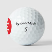 Benutzerdefinierte Monogramm 12x TaylorMade Golfba Golfball (Logo)