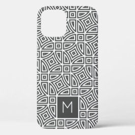 Benutzerdefinierte monogramm-Abstrakte Mustertelef Case-Mate iPhone Hülle