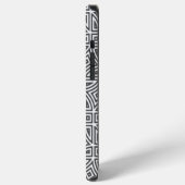 Benutzerdefinierte monogramm-Abstrakte Mustertelef iPhone Hülle (Linke Seite)