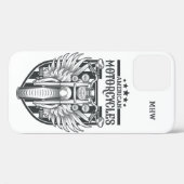 Benutzerdefinierte monogramm "American Motocycle"- Case-Mate iPhone Hülle (Rückseite (Horizontal))