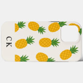 Benutzerdefinierte Monogramm-Ananas Case-Mate iPho iPhone Hülle (Rückseite (Horizontal))