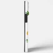 Benutzerdefinierte Monogramm-Ananas Hülle-Case-Mat Case-Mate iPhone Hülle (Rückseite / Rechts)