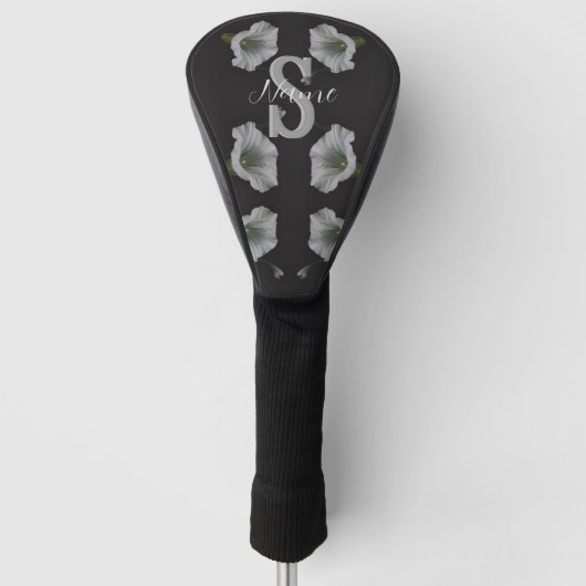 Benutzerdefinierte Monogramm Anfangsbuchstabe Name Golf Headcover (Vorderseite)
