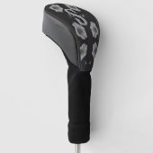 Benutzerdefinierte Monogramm Anfangsbuchstabe Name Golf Headcover (angewinkelt)