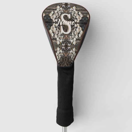 Benutzerdefinierte Monogramm Anfangsbuchstabe Name Golf Headcover (Vorderseite)