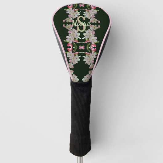 Benutzerdefinierte Monogramm Anfangsbuchstabe Name Golf Headcover (Vorderseite)