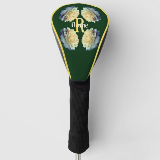 Benutzerdefinierte Monogramm Anfangsbuchstabe Name Golf Headcover (Vorderseite)