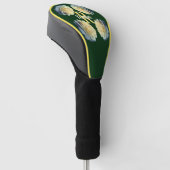Benutzerdefinierte Monogramm Anfangsbuchstabe Name Golf Headcover (angewinkelt)