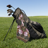 Benutzerdefinierte Monogramm Anfangsbuchstabe Name Golfhandtuch (Gras)