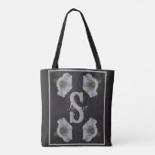 Benutzerdefinierte Monogramm Anfangsbuchstabe Name Tasche (Rückseite)
