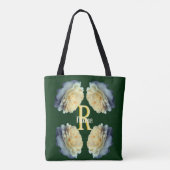 Benutzerdefinierte Monogramm Anfangsbuchstabe Name Tasche (Rückseite)