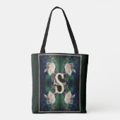 Benutzerdefinierte Monogramm Anfangsbuchstabe Name Tasche (Rückseite)